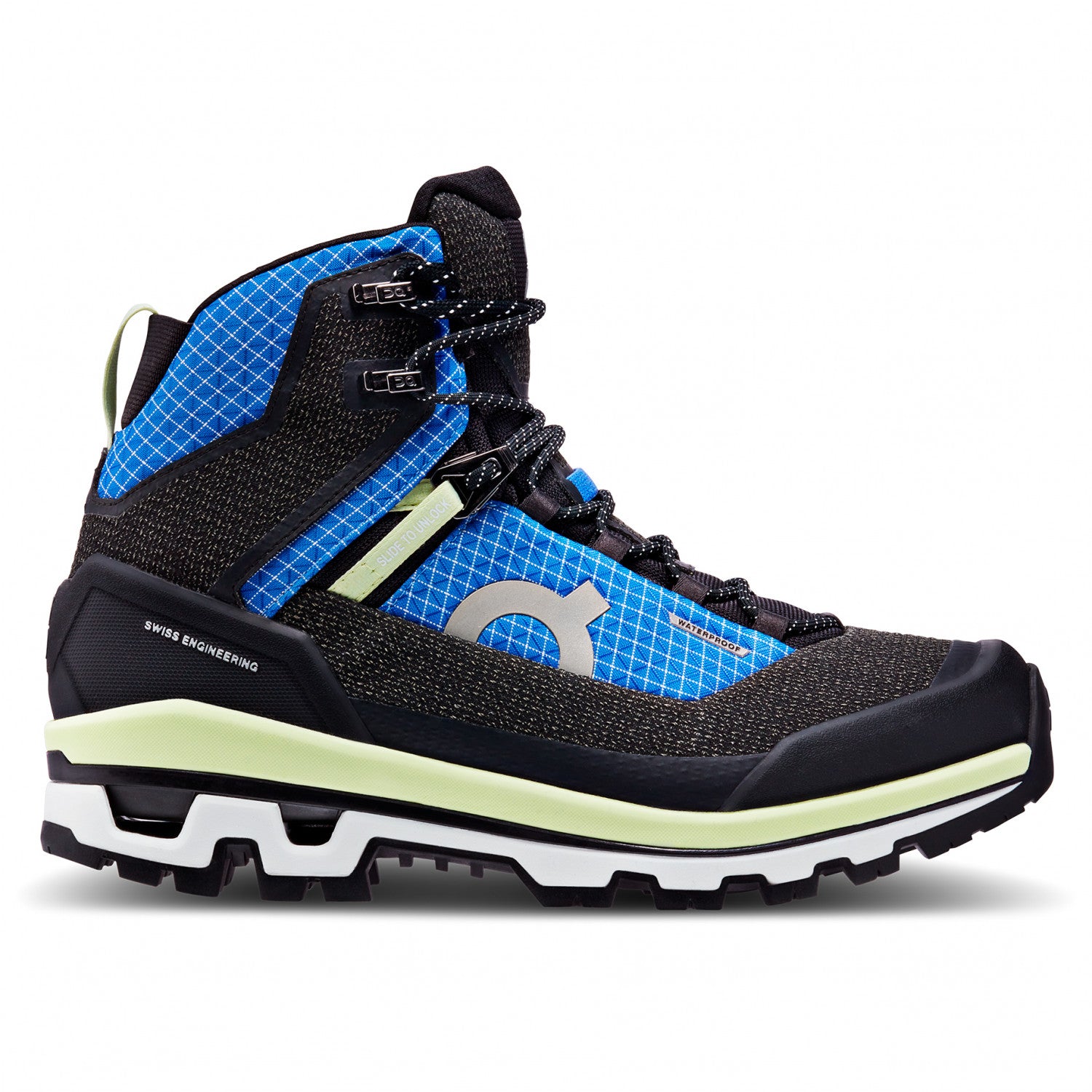 On Cloudalpine waterproof 1 cobalt-limelight