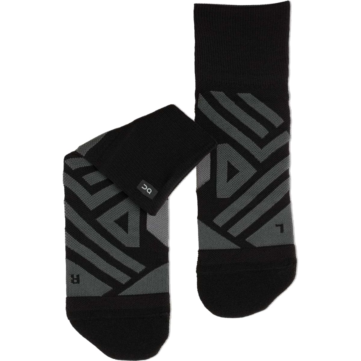 On Performance Mid Sock 1 black-shadow
