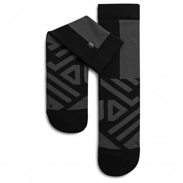 On Performance High Sock 1 black-shadow
