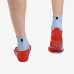 On Performance Mid Sock 1 heather-red