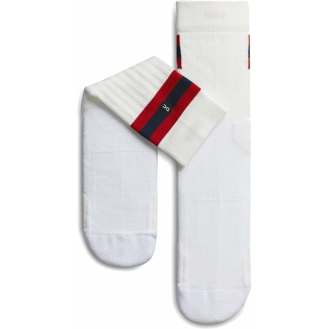On Tennis Sock wmn white-red