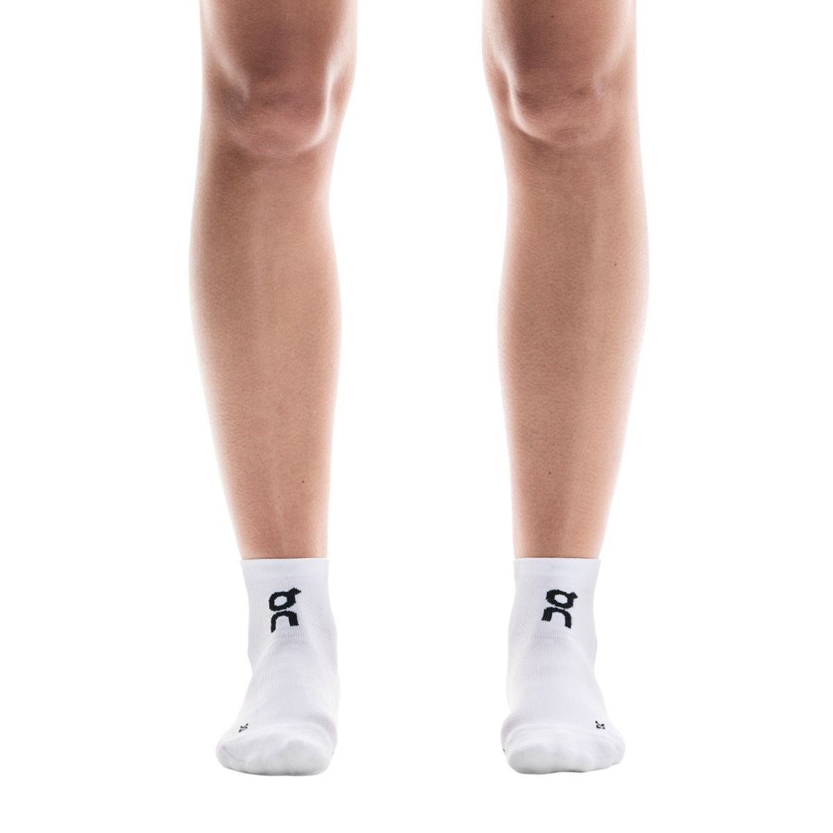 On Core Run Sock Mid 2P Unisex White-Copy