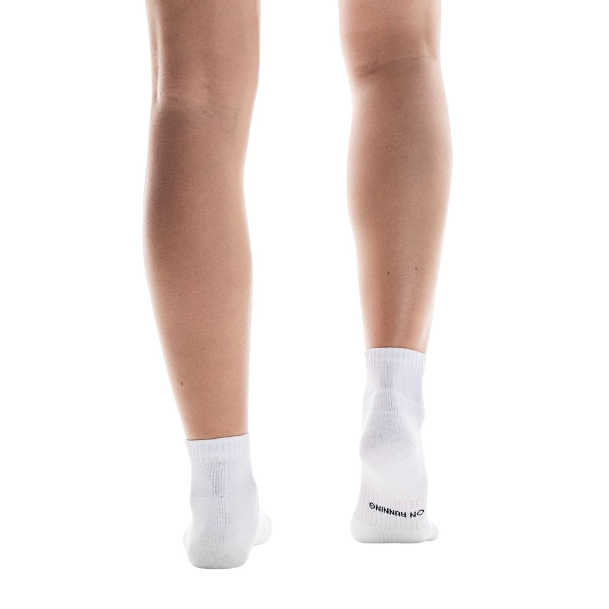 On Core Run Sock Mid 2P Unisex White
