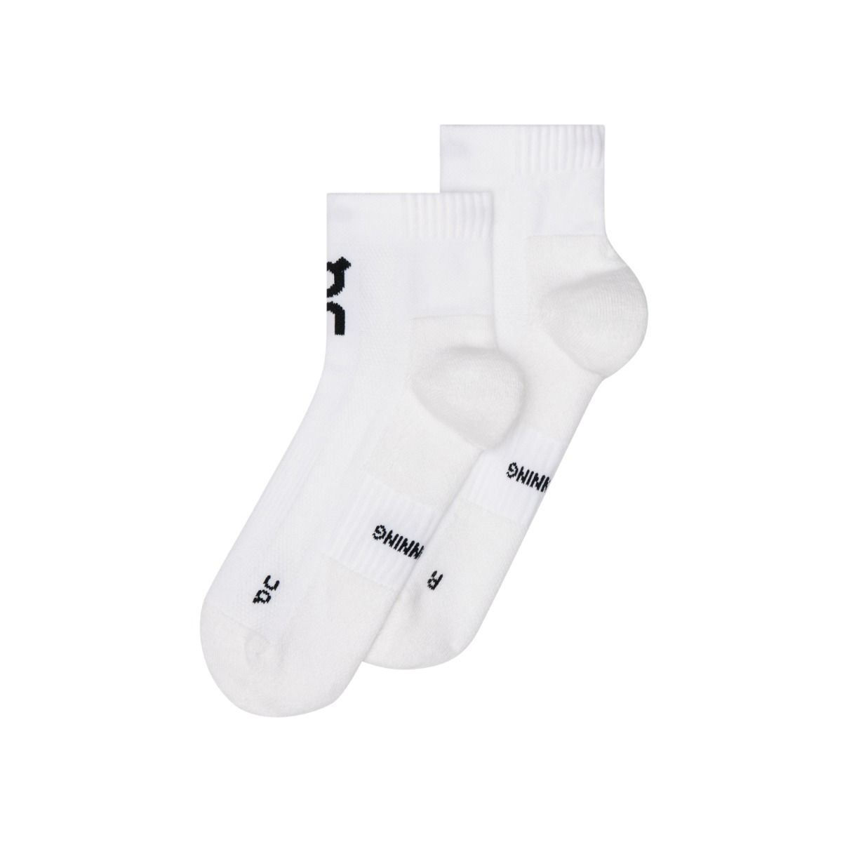 On Core Run Sock Mid 2P Unisex White