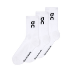 On Logo Sock High 3P Unisex - white