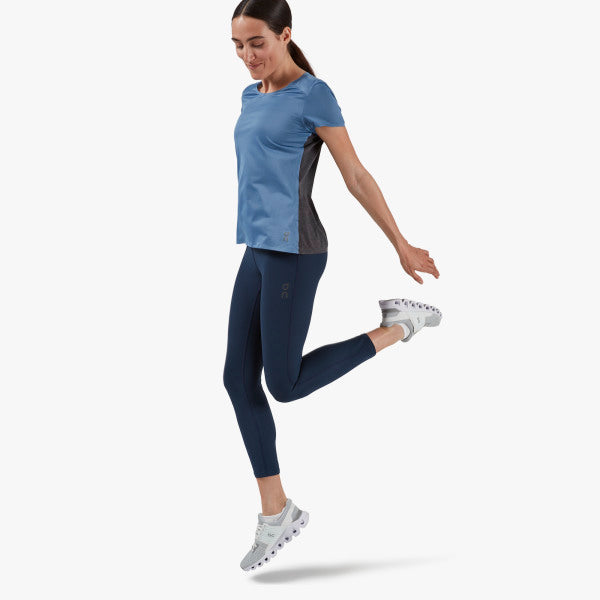 On Performance T wmn cerulean/black