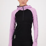 Mons Royale Bella Tech Hood wmn-orchid-black