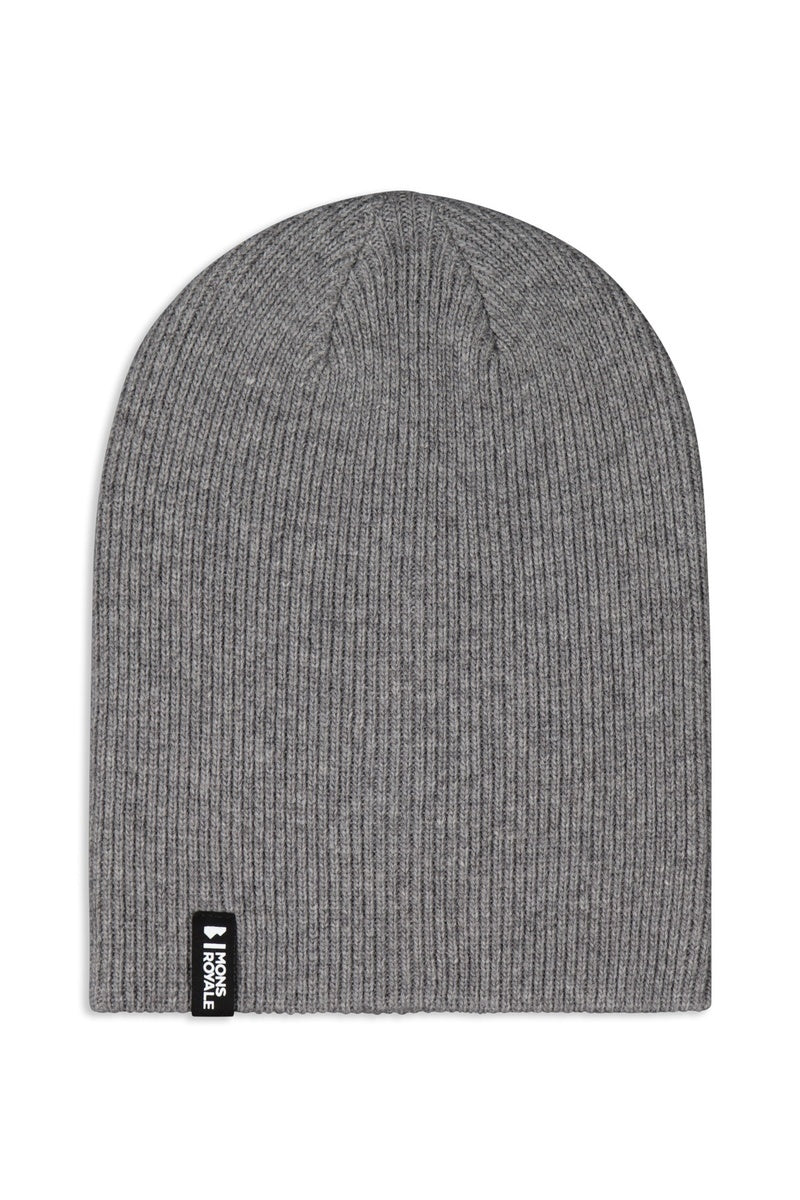 Mons Royale Chunky Logger Merino Beanie charcoal-marl