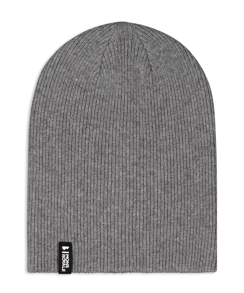 Mons Royale Chunky Logger Merino Beanie charcoal-marl