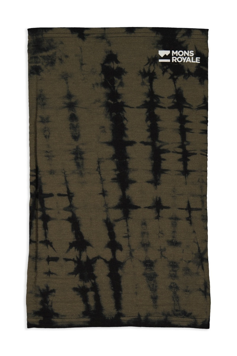 Mons Royale Daily Dose Merino Flex 200 Neckwarmer-Olive Tie Dye