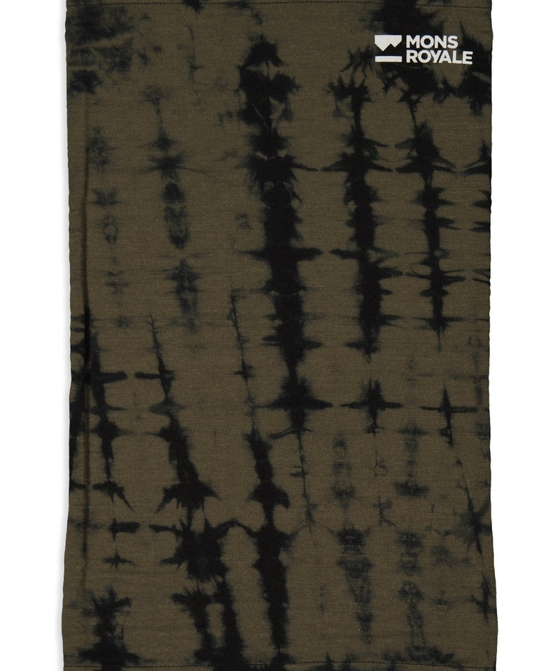 Mons Royale Daily Dose Merino Flex 200 Neckwarmer-Olive Tie Dye