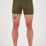 Mons Royale Hold 'em Shorty Boxer-dark olive