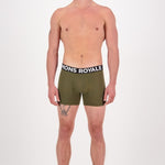 Mons Royale Hold 'em Shorty Boxer-dark olive