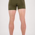 Mons Royale Hold 'em Shorty Boxer-dark olive