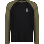 Mons Royale Icon Raglan-Dark olive-black