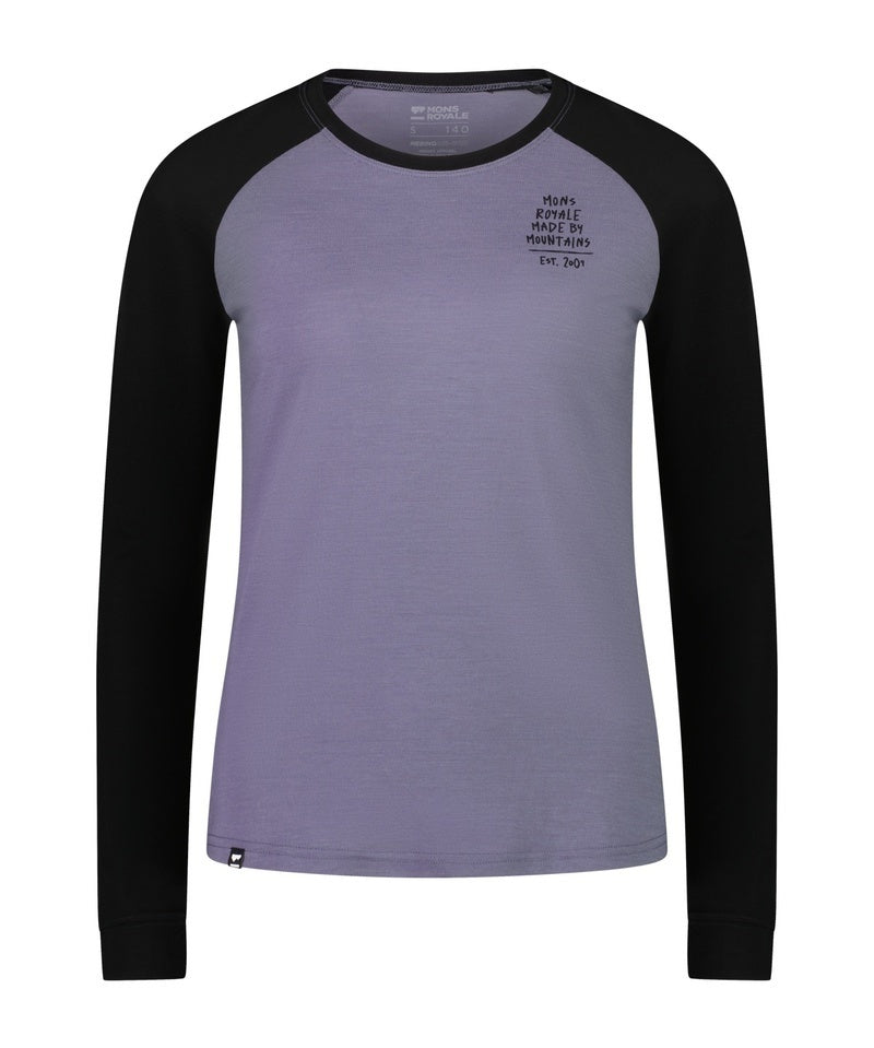 Mons Royale Icon Raglan wmn-shark