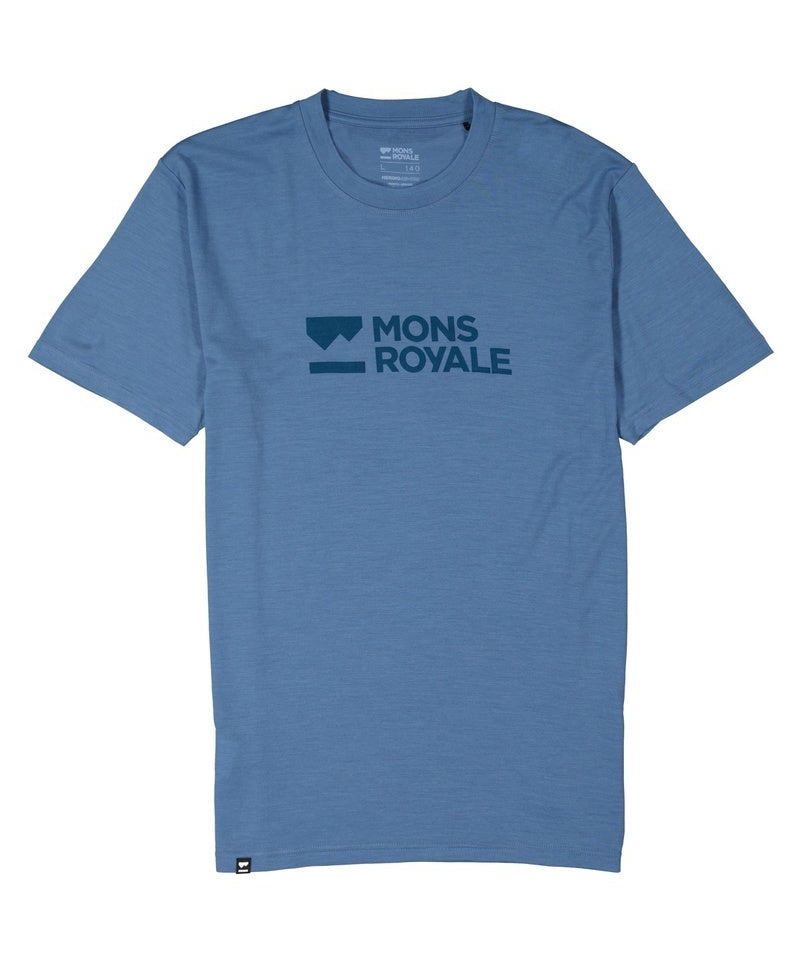 Mons Royale Icon T-Shirt-blue slate