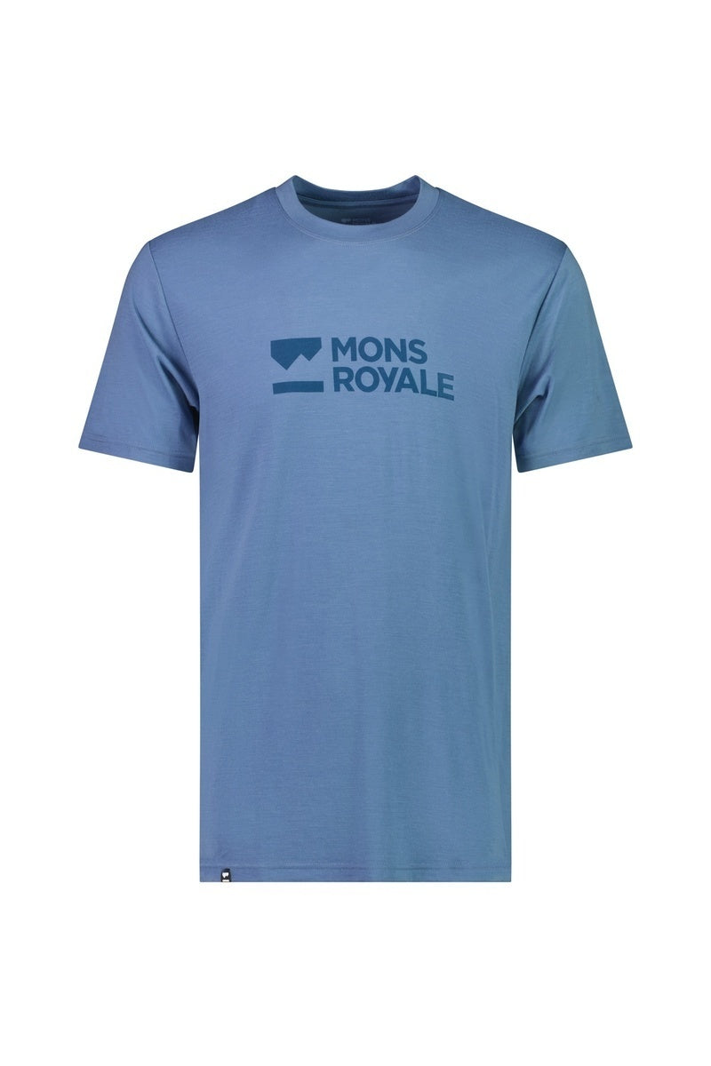 Mons Royale Icon T-Shirt-blue slate