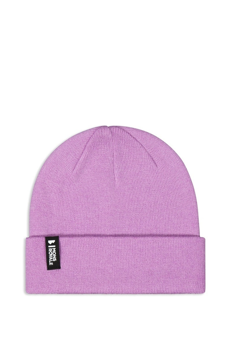 Mons Royale McCloud Merino Beanie-orchid
