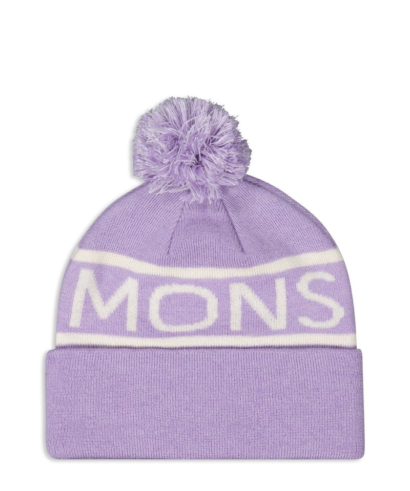 Mons Royale McCloud Pom Pom Merino Beanie-thistle white