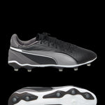 Puma King Match FG/AG Jr. Fußball schwarz-weiß
