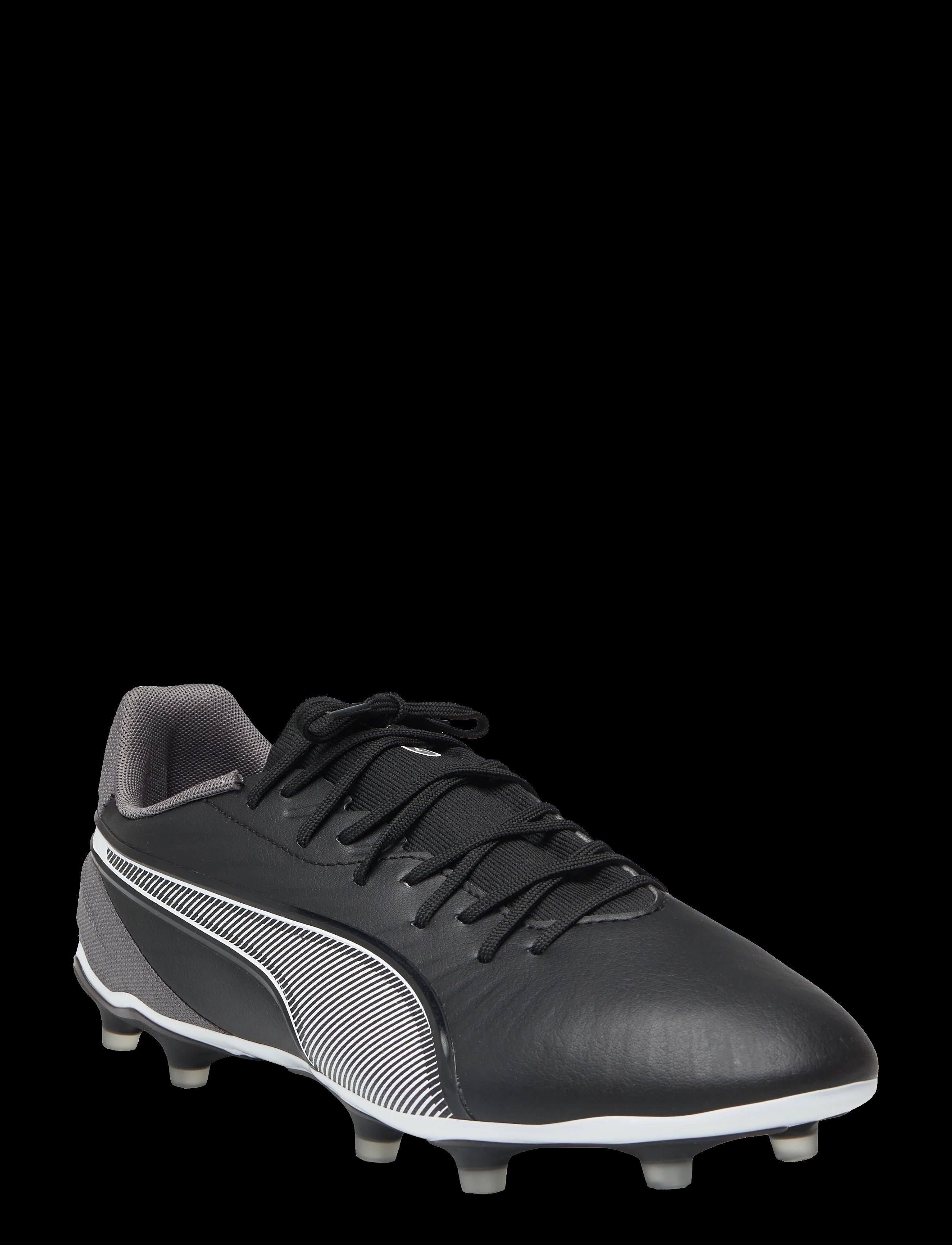 Puma King Match FG/AG Jr. Fußball schwarz-weiß