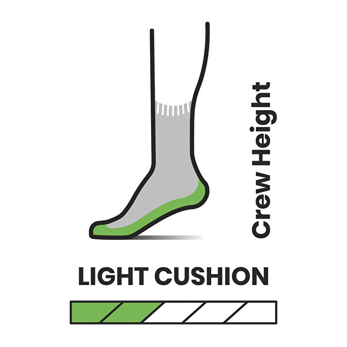 Smartwool Hike Light Cushion Crew wmn-charcoal
