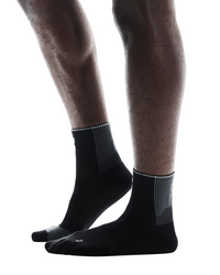 On Performance Run Sock Mid 1 Unisex - black eclipse