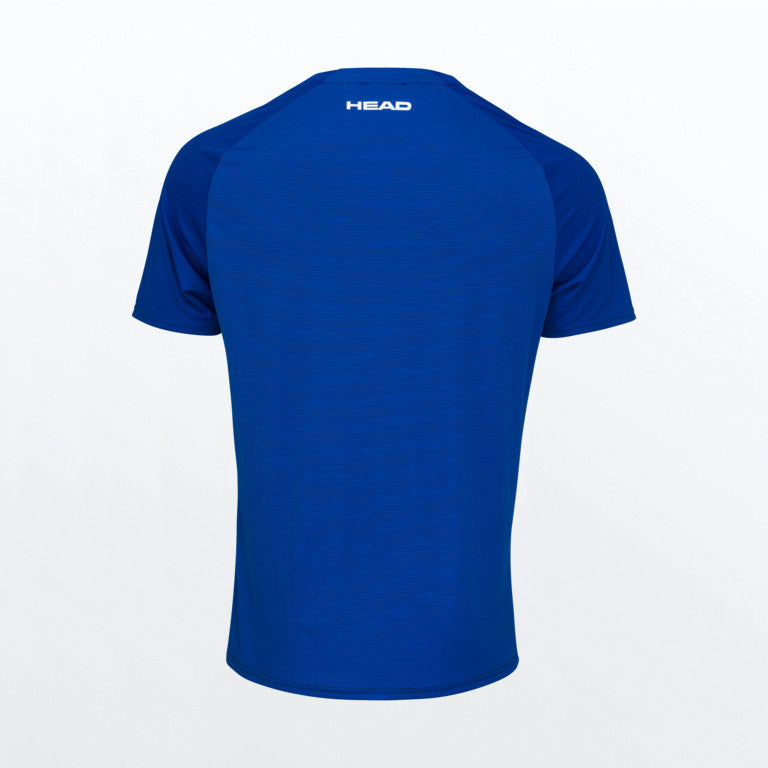 Head Topspin T-Shirt royal blue-print vision