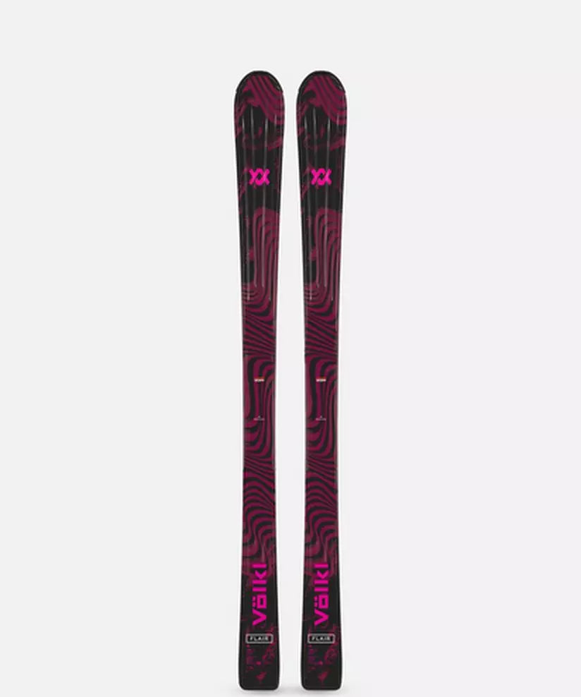 Völkl Flair Junior + 7.0 VMotion JR Lady black/pink-Copy