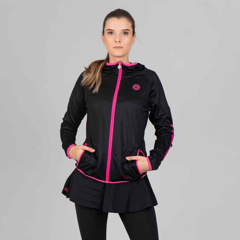 Bidi Badu Inga Tech Jacket wmn black-pink