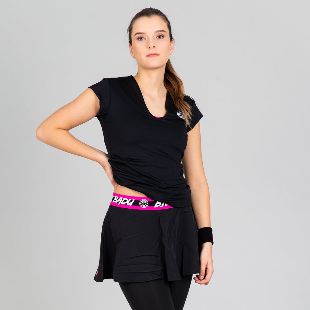 Bidi Badu Bella 2.0 Tech V-Neck Tee black wmn