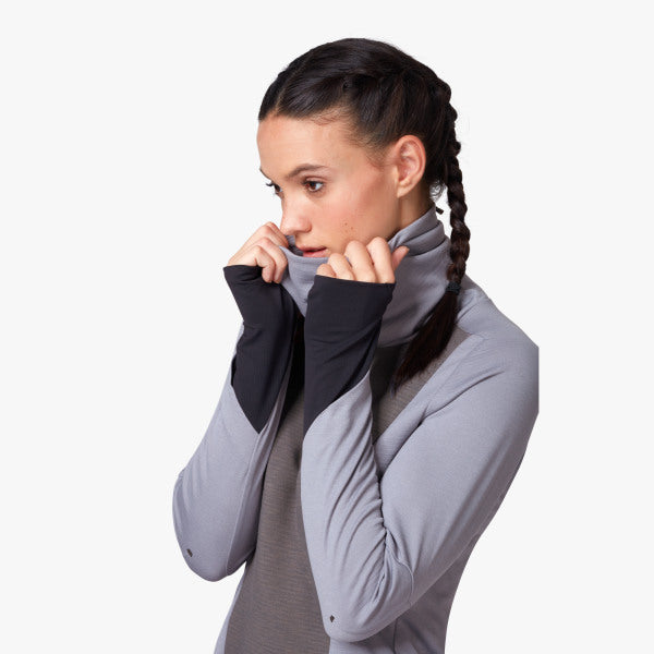 On Weather Shirt wmn fossil/rock