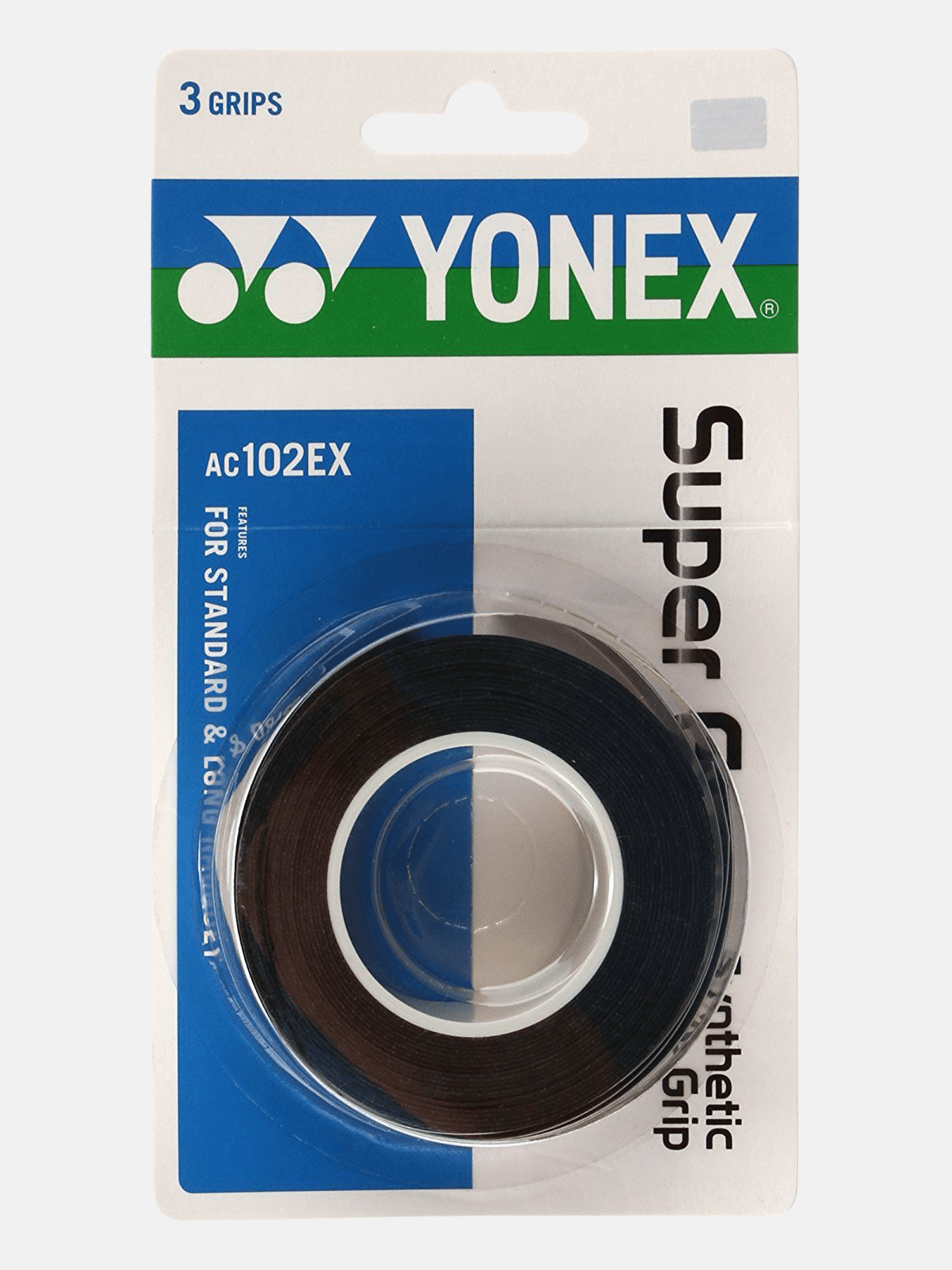 Yonex Super Grap AC 102EX - 3 grips - black