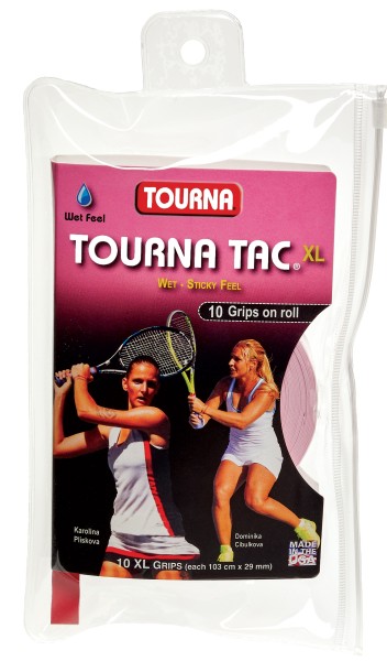 Tourna Tac XL pink - 10 Grips on roll (wet feel)