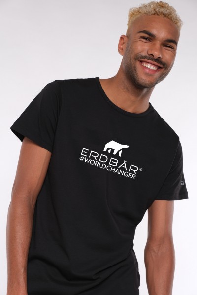 Erdbär Rundhals T-Shirt black