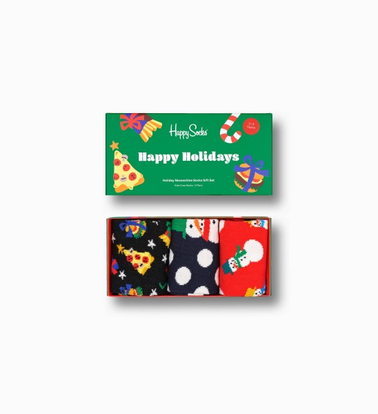 Happy Socks Kids 3-Pack Holiday Socks Gift Set