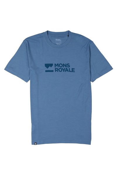 Mons Royale Icon T-Shirt-blue slate