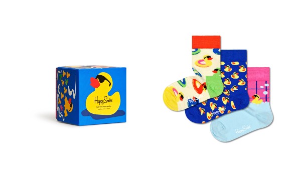 Happy Socks Kids 3-Pack Bathtime Gift Set