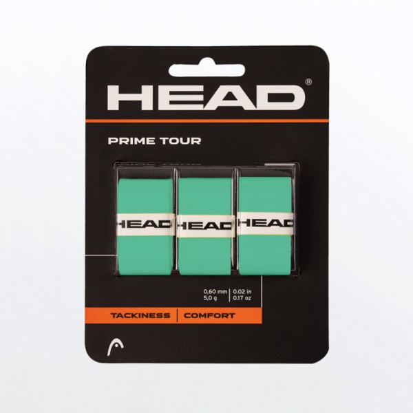 Head Griffband prime tour mint 3er-Pack