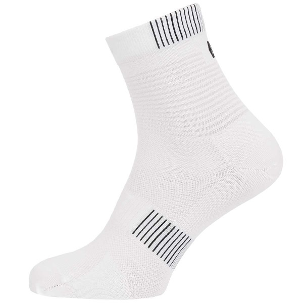 On Ultralight Mid Sock white-black
