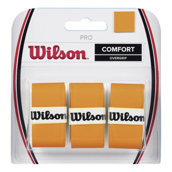 Wilson Pro Overgrip Comfort 3er-Pack orange