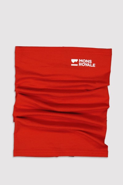 Mons Royale Unisex Daily Dose Flex 200 Neckwarmer-retro red