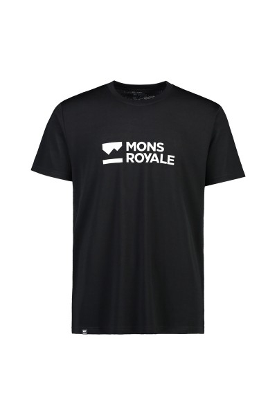 Mons Royale Icon T-Shirt-Brand Lock Up black